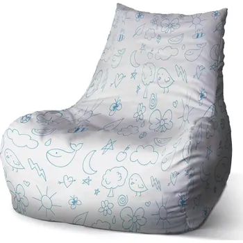 Sedací pytel Sedací vak Bean Kreslení nejmenších - Sablio - 60 x 70 x 70 cm