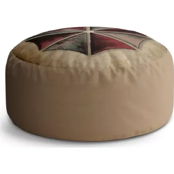 Taburet Sablio Taburet Circle Resident Evil Umbrella Corporation Vintage: 38x48 cm