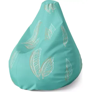 Sedací pytel Sedací vak Pear Peříčka - Sablio - 140 x 100 x 25 cm