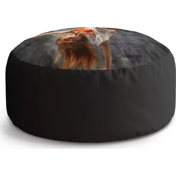 Taburet Sablio Kulatý taburet Circle Tanečnice: 38x48 cm - Sablio