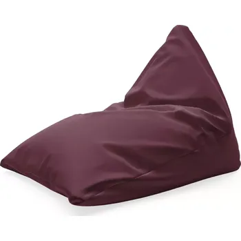 Sedací pytel Sablio Sedací vak Triangl Červeno fialová: 120 x 100 x 100 cm - Sablio