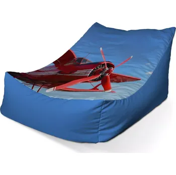 Sedací pytel Sablio Sedací vak Lounge Červené letadlo - 80 x 95 x 50 cm