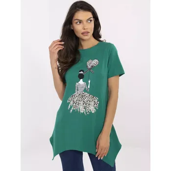 Dámská košile Halenka CLM BZ 1702.89 zelená M