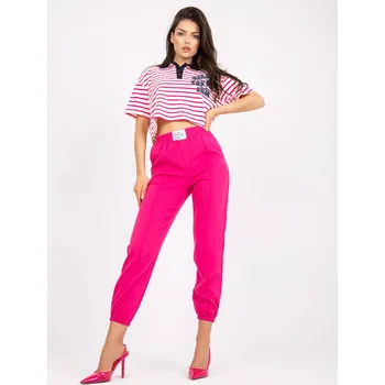 Dámské kalhoty DHJ SP 15832 kalhoty.64 fuchsií XL