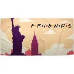 Sablio Ručník s potiskem Seriál Přátelé FRIENDS Socha Svobody - 70x140 cm
