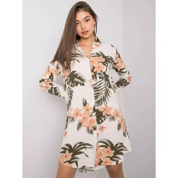 Dámské šaty Šaty TO KS 1120 9.26 světle béžová S