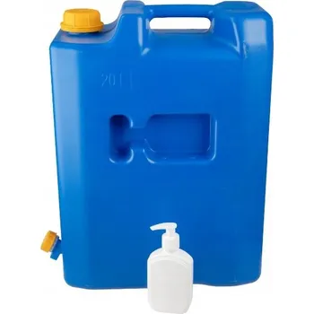 Kanystr Kanystr na vodu 20 l s dávkovač na mýdlo a ventilem