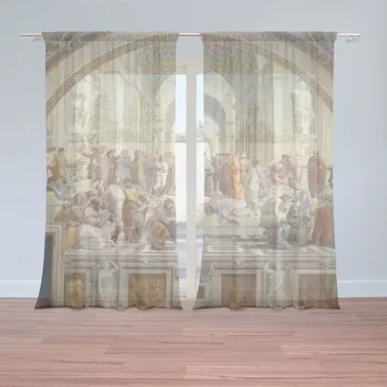 Záclona Sablio Záclony Athénská škola - Raffael Santi: 2ks 150x250cm