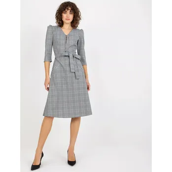 Dámské šaty LK SK šaty 507839.31 bílo-černé 36