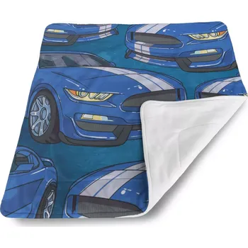 Dětská deka Sablio Dětská deka pro miminko Mustang Pattern - 80x100 cm