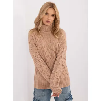 Dámský svetr Jumper AT SW 23445.00 velbloud jedna velikost