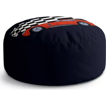 Taburet Sablio Kulatý taburet Circle Závodní auto: 38x48 cm - Sablio