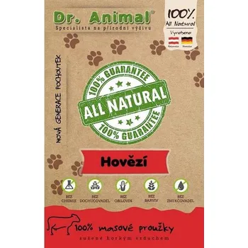 Dr. Animal 100% masové proužky hovězí 80 g
