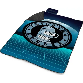 deka Sablio Plážová deka Futurama Bender Čtvrtá dimenze: 200x140 cm