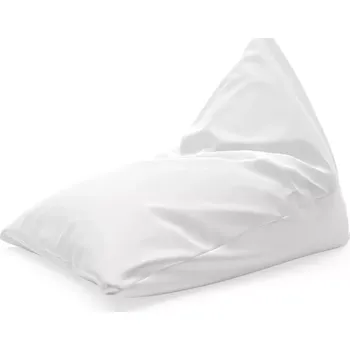 Sedací pytel Sablio Sedací vak Triangl Bílá: 120 x 100 x 100 cm - Sablio