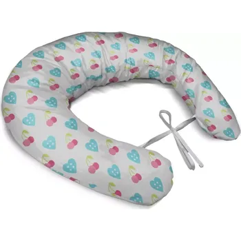 Kojící polštář Sablio Těhotenský polštář Třešně a srdce