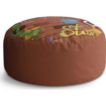 Taburet Sablio Kulatý taburet Circle Zeď: 38x48 cm - Sablio