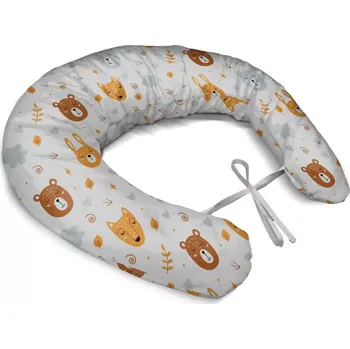 Kojící polštář Sablio Těhotenský polštář Medvěd a liška