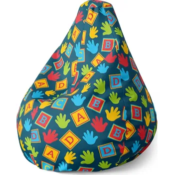 Sedací pytel Sedací vak Pear ABC - Sablio - 70 x 95 x 15 cm