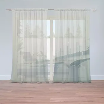 Záclona Sablio Záclony Železniční most: 2 ks - 150x250 cm - Sablio