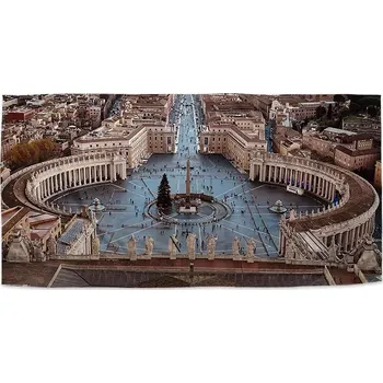Ručník Ručník s potiskem Řím Vatikán Svatopetrské náměstí - Sablio - 30x50 cm