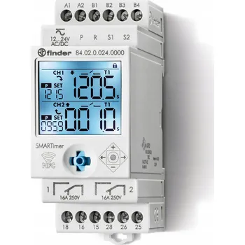 Relé ČASOVÉ RELÉ NFC VÍCEFUNKČNÍ DISPLEJ FINDER 84.02.0.024.0000
