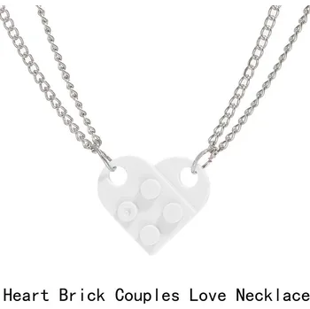 Přívěsek 2 ks Párové klíčenky srdce pro pár | přívěsek - 5