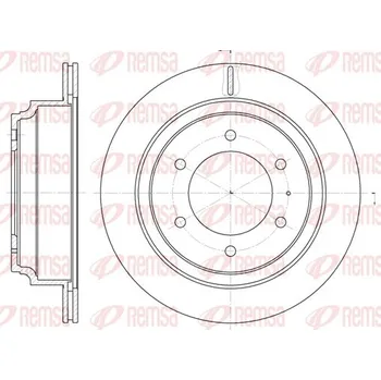 Brzdový kotouč Brzdový kotouč REMSA 6515.10