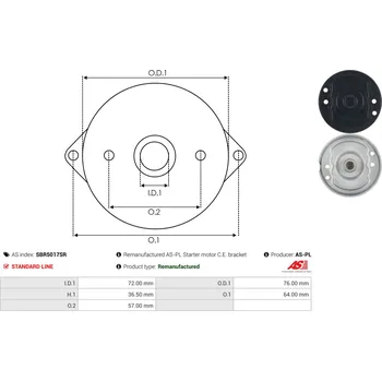 Alternátor Regulátor generátoru AS-PL Sp. z o.o. ARE1034