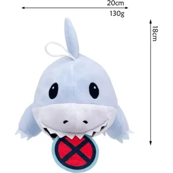 plyšák Jeff plyšový žralok kawaii | roztomilý plyšák - 20 cm-193