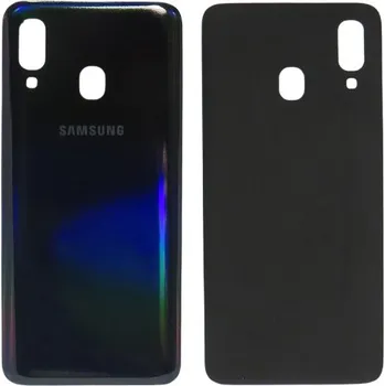 Telefonní příslušenství Samsung Galaxy A40 zadní kryt černý + sklíčko kamery