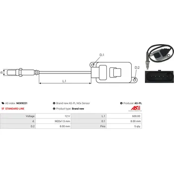 Alternátor Usměrňovač, generátor AS-PL Sp. z o.o. ARC3007