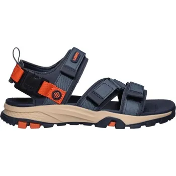 Dívčí sandály Dětské sandály Lewro MAYK 32 Tmavě modrá, Oranžová, Béžová