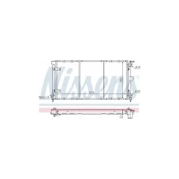 Motor automobilu Chladič motoru NISSENS 65264