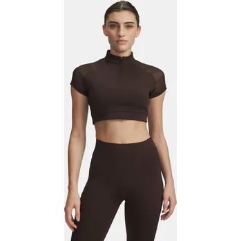 Under Armour Dámské tričko Vanish Elite Crop SS 6011349-246 Hnědá LG
