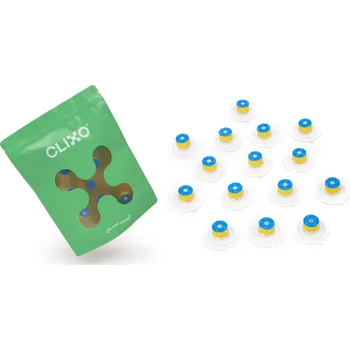 Díl pro stavebnice CLIXO Suction Cups - přísavky 16 kusů