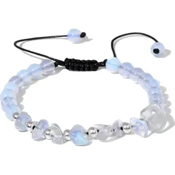 Náramek Přírodní pletený náramek | minerální šperk - Styl2