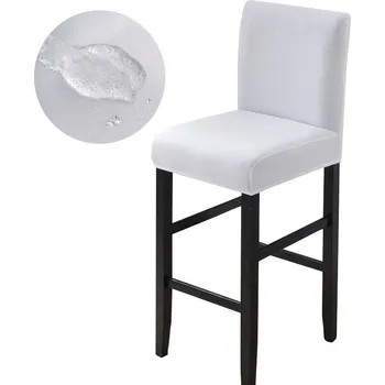 Potah na židli Voděodolný elastický potah židle | bytové doplňky - Bílý , 1 kus