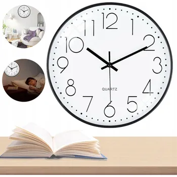 Hodiny Nástěnné hodiny Bedee bílé 30 cm