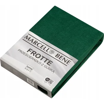 Prostěradlo Prostěradlo s gumou froté 140x200+30 cm, tmavě zelená lahvová