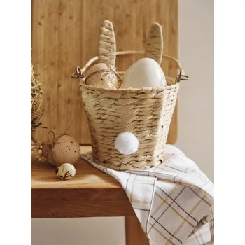 Úložný box Sinsay - Velikonoční úložný koš s motivem zajíčka - béžová - 838JG-08X - 838JG-08X-ONE