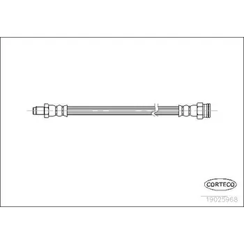 Brzdová hadice Brzdová hadice CORTECO 19025968