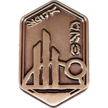 Star wars kovový odznak grogu r2d2 | brož - 25