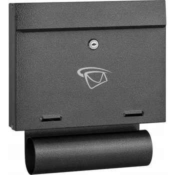 Poštovní schránka Poštovní schránka euroschránka, s prostorem na noviny Chle-Mar černá
