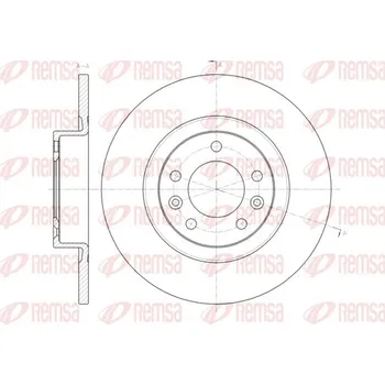 Brzdový kotouč Brzdový kotouč REMSA 61473.00