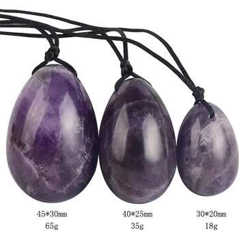 Set yoni vajíček pro posílení pánevního dna | masážní kámen - J