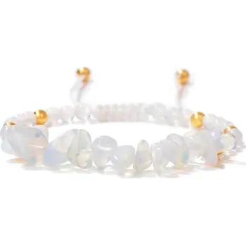 Náramek Minerální náramek z kamenů ametyst růženín | šperky - FA0388