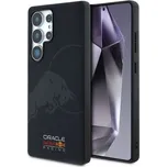 Oracle Red Bull Racing Leather Meshed Debossed Logo MagSafe kryt Samsung Galaxy S25 Ultra modrý