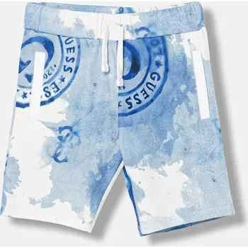 Chlapecké oblečení Dětské bavlněné šortky Guess N6GD00.KA6R4.PPY2.M modrá 05X, vel. 96-104