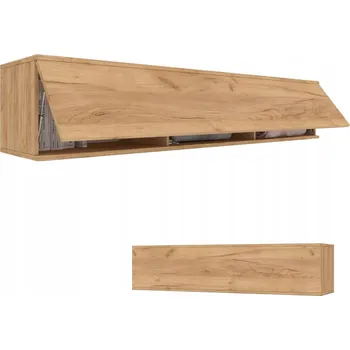 Komoda Závěsná horizontální skříňka RTV vitrína komoda SIMPLY UP dub craft 100